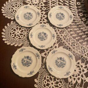 Imperial White and Blue Dinnerware